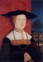Porträtt av Margarethe Rott, född Vöhlin